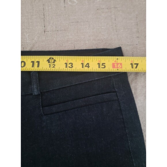 NWT Banana Republic Sloan Cropped Length Dark Denim Pants Size 8 New Old Stock - Picture 4 of 16